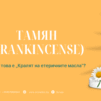 тамян-кралят на етеричните масла
